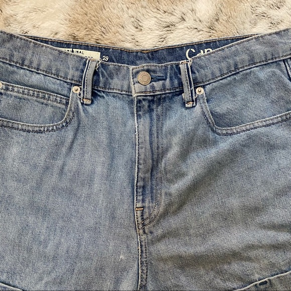 Gap Original High Rise Denim Shorts Light Indigo size 29 - Picture 4 of 8